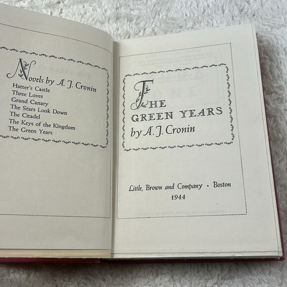 Book Bundle - 4 Novels 1940s Green Mansions, Boston Adventure HC Fair-Good - Picture 4 of 14